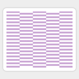 Strips - purple and white. Sticker